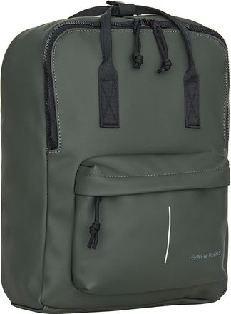 New Rebels Backpack for Men and Women, Stylish & Lightweight Daypack with Laptop Compartment up to 13 Inches, Waterproof, Padded & with Zip Pocket, Night Dark Gr