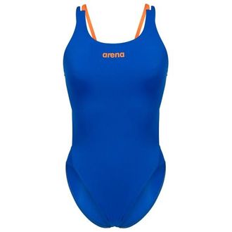 Arena Swimsuit Tech Multi Solid Badeanzug f&uuml;r Damen | blau