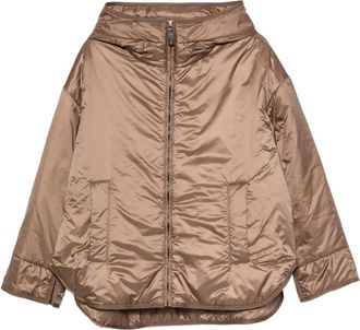 Max Mara Hooded Zip-up Jacket