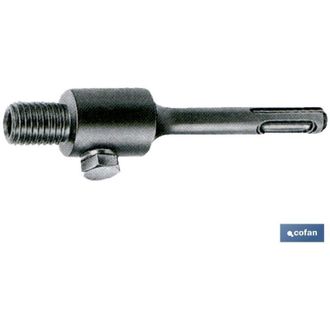 cofan Mango Taladro Perc. Sds Plus L-370, Mango Portacoronas De Construcci&oacute;n, Sistema De Sujecion De La Broca Centradora Y La Corona Al Taladro. Anclaje Par
