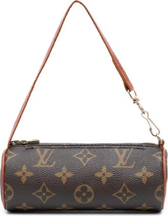 Louis Vuitton Pre-owned Womens Monogram Papillon Pochette - Brown Textile - One Size