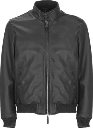 The Jack Leathers Giacca con colletto rialzato - Nero