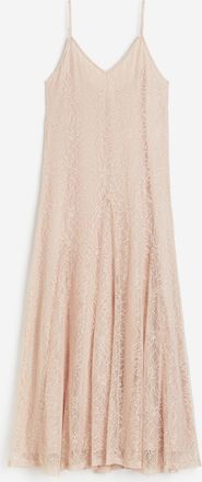 H&M Slipkleid aus Spitze - Pink