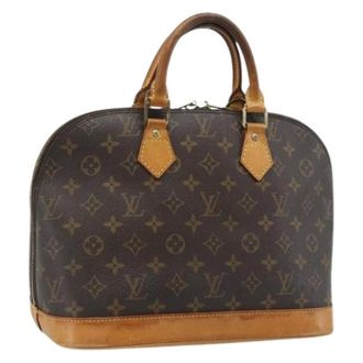 Louis Vuitton Pre-owned Alma Hand Bag - Dames - Pre-owned - Bruin - Maat: ONE Size Leer
