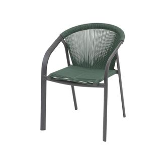 Hesperide Sedia da giardino con braccioli Emperia verde