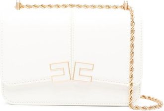 Elisabetta Franchi Logo Chain Mini Bag