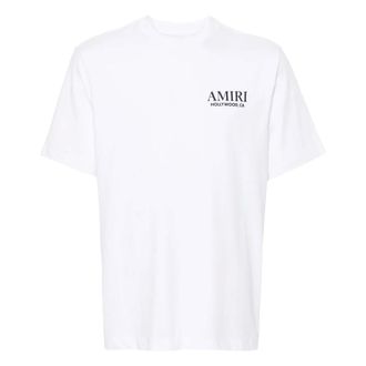 Amiri T-Shirts, male, White, Size: 2XL Bones Stacked T-Shirt