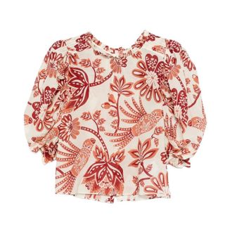 Farm Rio FARM Rio, Blouses, female, Multicolor, Size: S Farm RIO Shirts