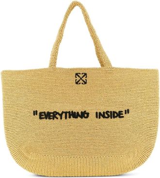 Off-white Tote Bags, female, Beige, Size: ONE SIZE Tote Bag
