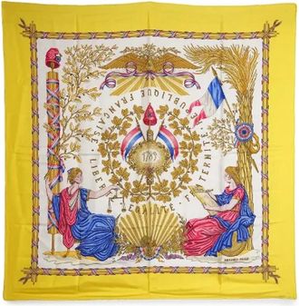 Hermès Pre-owned Scarves, female, Multicolor, Size: ONE SIZE Pre-owned Silk scarves