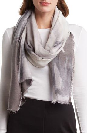 Vince Camuto Ink Wave Wrap Scarf in Neutral at Nordstrom Rack