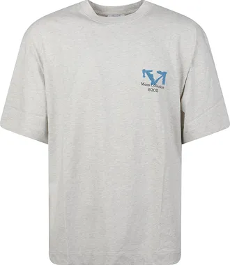 Off-white Blue Half Arrow Cotton T-Shirt