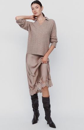 Mare Mare Twofer Cable Sweater and Slip Dress