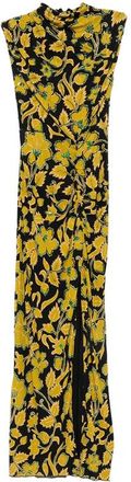 Diane Von F&uuml;rstenberg Apollo Floral-print Ruched Midi Dress