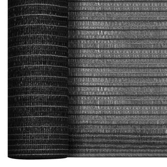 Berkfield Home Privacy Net Anthracite 1.8x25 m HDPE 195 g/m &sup2; in Black