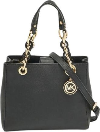 Michael Kors Pre-owned Leren Tote - Dames - Vintage Handtas - Zwart - ONE Size - Leer - Vintage