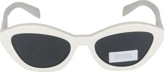 Prada Dames, Accessoires, Wit, Maat: 52 MM Polyamide