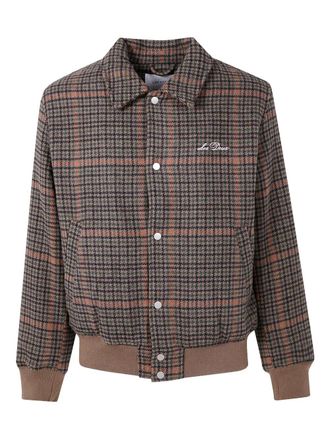 Les Deux Varsity Houndstooth Jacket