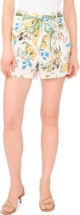 Ted Baker Tie Waist Shorts in Ultra White at Nordstrom Rack, Size 10