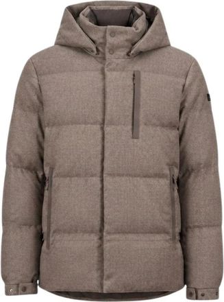 Duno Levico Down Jacket - Heren - Gewatteerde jassen - Bruin - M - Jassen