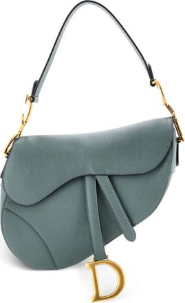 Dior Saddle Handbag Leather Medium shoulder bag - Verde