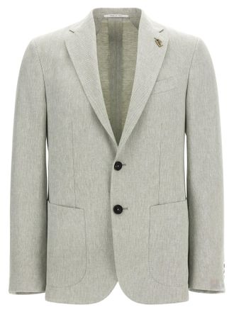 Pal Zileri Bicolor Linen Mens Blazer