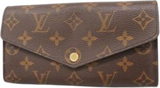 Louis Vuitton Pre-owned Wallets, female, Brown, Size: ONE SIZE Pre-owned Sarah Wallet