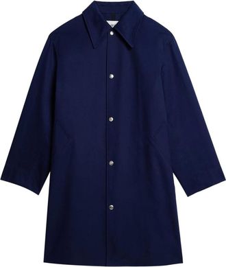 Ami Heren, Mantels, Blauw, Maat: XL Katoen