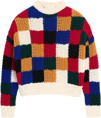 Ami Maglione girocollo Kn0217 - - Knitwear - Uomo - Multicolore - S