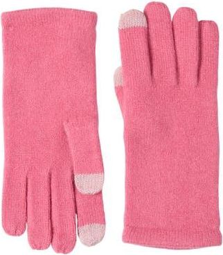 Sofiacashmere Tech Cashmere Gloves in Medium Pink at Nordstrom Rack