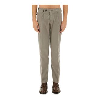 Pantaloni Torino Suit Trousers, male, Gray, Size: M Soft Touch Stretch Gabardine Business Trousers