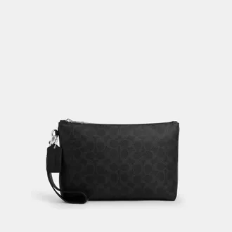 Coach Pouch In Signature Canvas