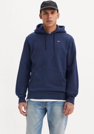Levi's Kapuzensweatshirt LEVIS NEW ORIGINAL HOODIE, Herren, Gr. XXL, blau (navy), Sweatware, Obermaterial: 100% Baumwolle, normal h&uuml;ftbedeckend, Rundhals, ei