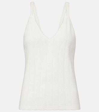 Lisa Yang Suni cotton and cashmere tank top