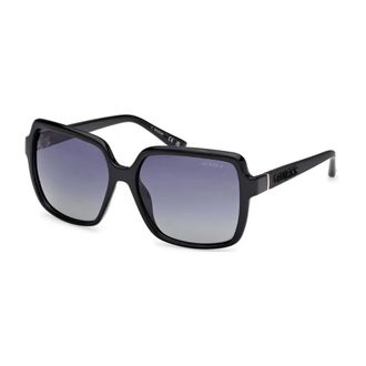 Guess Sunglasses, female, Black, Size: 57 MM Square Sunglasses