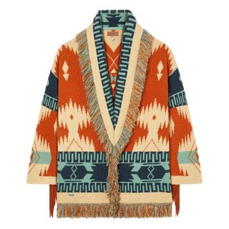 Alanui Cardigans, female, Multicolor, Size: XS Golden Dusk Cardigan