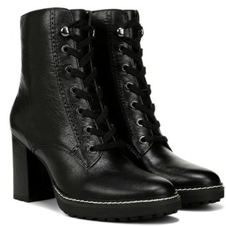 Naturalizer Womens Naturalizer Callie F9811LD003 Boots Black Leather Bootie HAWK1144