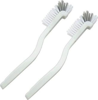 OEM Juego De 2 Cepillos Multiusos Para Limpiar Botellas: Cepillo Para Botellas, Cepillo Para Tazas De Caf&eacute; Y Cepillo Para Botellas Con Mango Largo Y Curvo