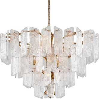 Hudson Valley Lighting Piemonte 12 Light Chandelier Gold Leaf - Hudson Valley