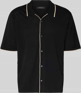 Matinique Regular Fit Freizeithemd in Strick-Optik Modell Apolo in Black, Gr&ouml;&szlig;e XXL