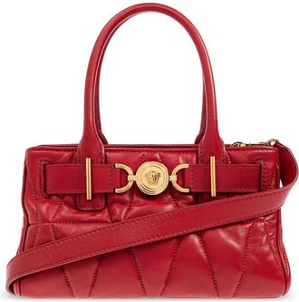 Versace Red Medusa 95 Handbag - Womens - Leather