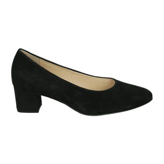 Hassia Zwarte Su&egrave;de Pumps - Dames - Pumps - Zwart - 35 1/2 EU - Su&egrave;de - Schoenen