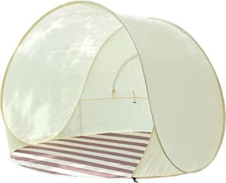 OEM Paraguas Playa Invertido - 150 X 30 Cm - Plegable - Color Beige - 1 Unidad