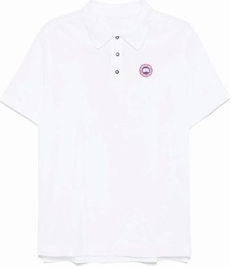 Canada Goose Mens Beckley Polo White - Size: 40