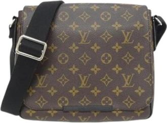 Louis Vuitton Pre-owned Monogram Macassar Schoudertas - Heren - Vintage Schoudertas - Bruin - ONE Size - Vintage