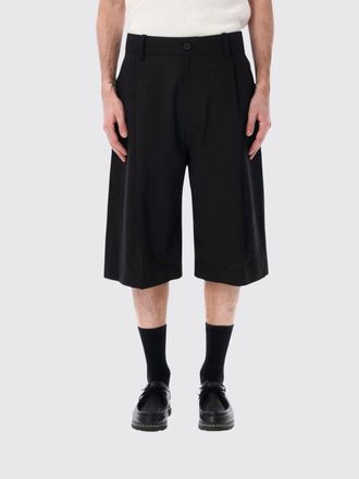 STUDIO NICHOLSON Cotton and Linen Tailored Shorts