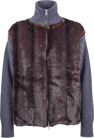 Jucca Cardigan - Dames - Vesten - Bruin - XS - Truien & Vesten