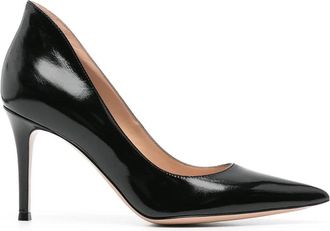 Gianvito Rossi Elegante Zwarte Pumps - Dames - Pumps - Zwart - 36 1/2 EU - Schoenen