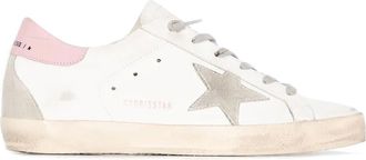 Golden Goose Leather Upper Suede Star Cream Sole Sneakers