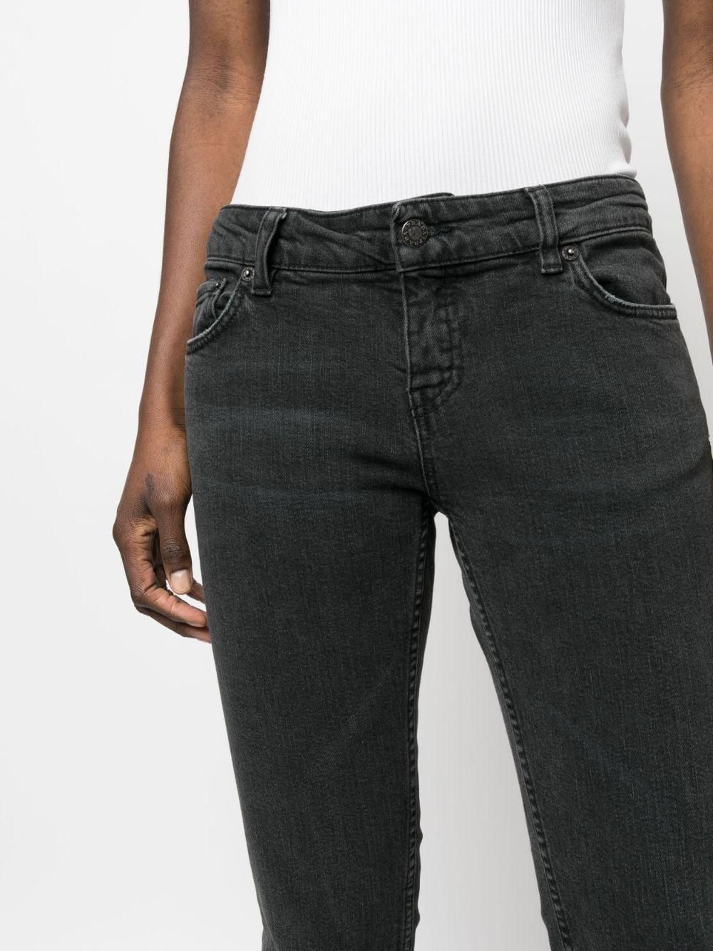 Prada Jeans skinny crop a vita bassa anni 2000 Grigio da 250,00